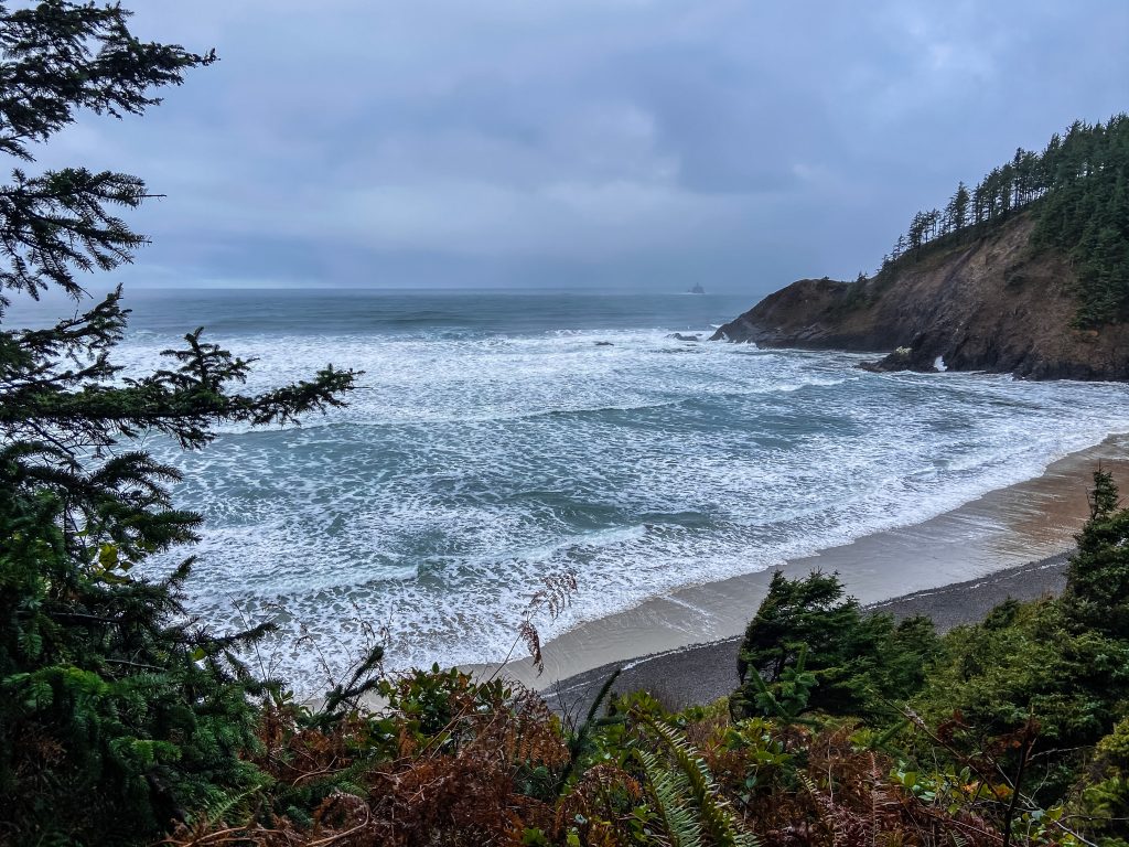 Indian Beach at Ecola State Park.