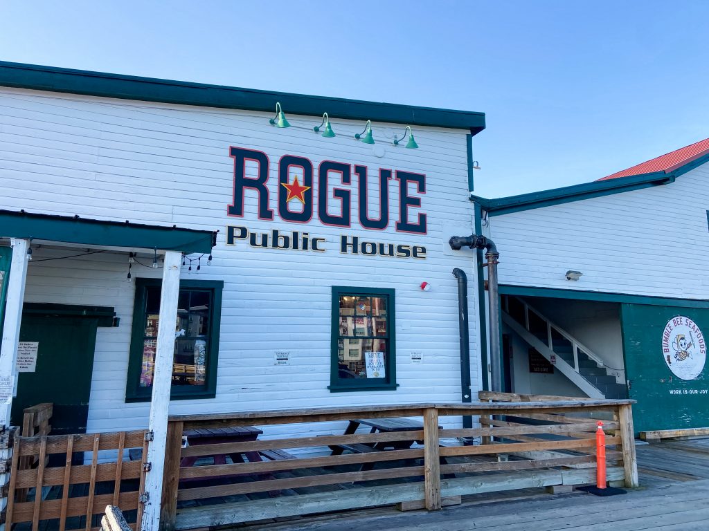 Rogue Pier 39 Public House in Astoria, Oregon.